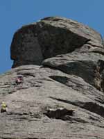 We met two nice couples from Colorado who were climbing Theater of Shadows right behind us. (Category:  Rock Climbing)