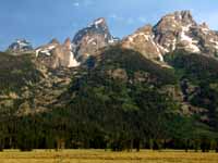 Sunrise in the Tetons. (Category:  Rock Climbing)