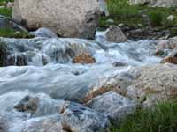 Stream running through the Meadows. (Category:  Rock Climbing)