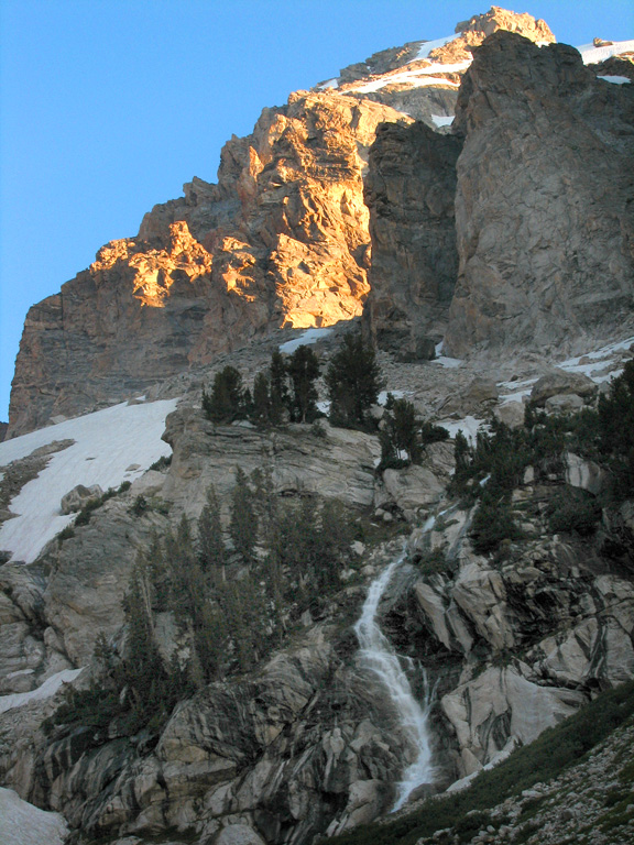 Sunrise on the Grand. (Category:  Rock Climbing)