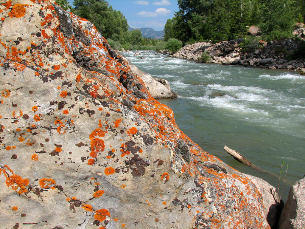 The very cold river by our campsite. (Category:  Rock Climbing)