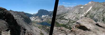 Panorama taken from the top of Haystack. (Category:  Rock Climbing)