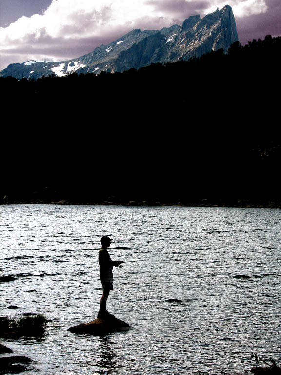 We saw at least as many people fishing as climbing. (Category:  Rock Climbing)