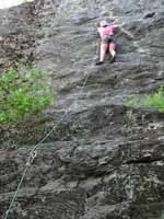 Rachel on The Terrace. (Category:  Rock Climbing)