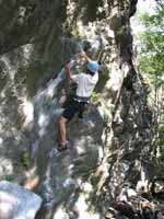 Josh on Masterpiece. (Category:  Rock Climbing)