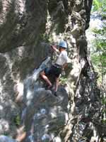 Josh on Masterpiece. (Category:  Rock Climbing)