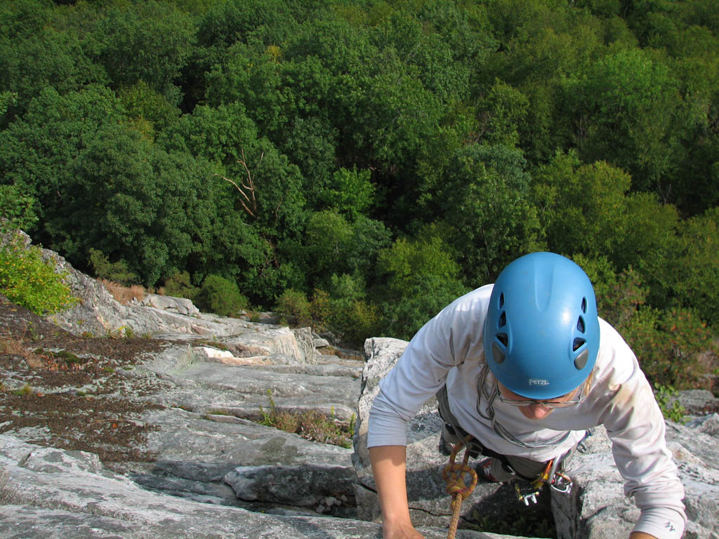 300' above the ground. (Category:  Rock Climbing)