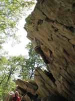 Leading Colorful Crack. (Category:  Rock Climbing)