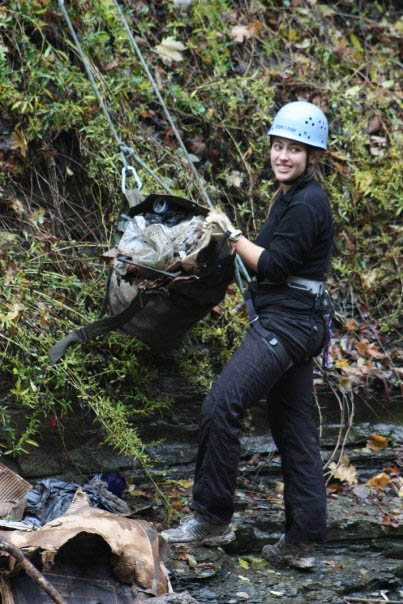 Sarah (Category:  Gorge Climbing)