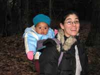 Johari and Rachel.  The whole family went for a nice hike each day. (Category:  Family)