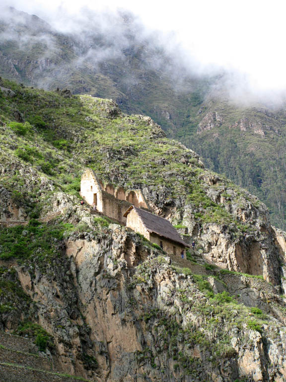 The Ollantaytambo ruins. (Category:  Travel)