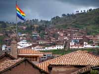 Inca flag. (Category:  Travel)