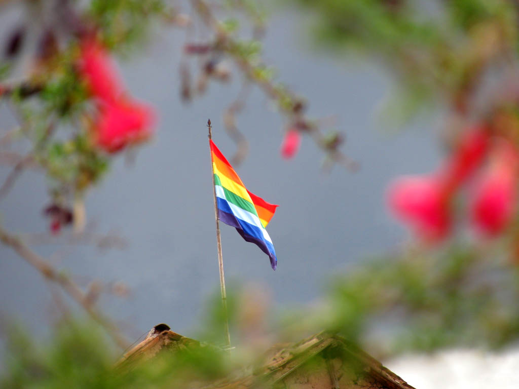 Inca flag. (Category:  Travel)