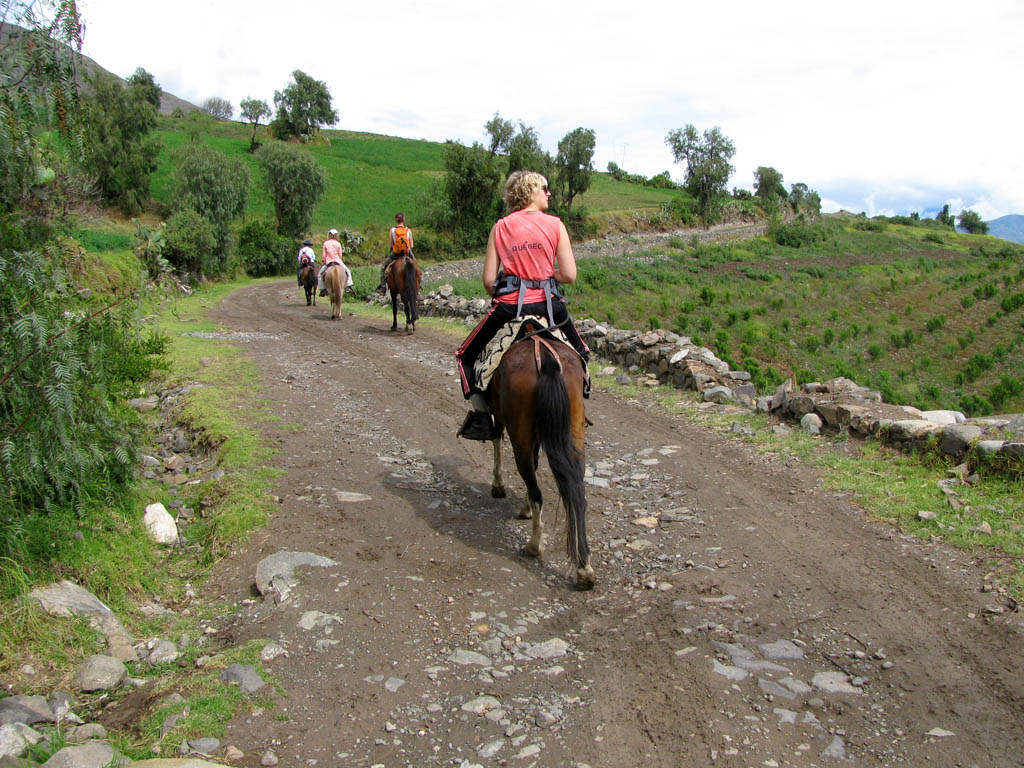 Horseback riding. (Category:  Travel)