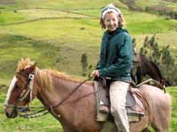 Beth riding Cinnamon. (Category:  Travel)