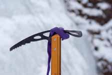 I brought my mountaineering axe so the students could see the difference. (Category:  Ice Climbing)