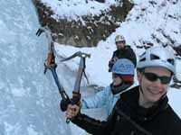 Greg, Emily and Will (Category:  Ice Climbing)