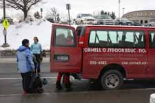 Loading the COE van. (Category:  Ice Climbing)