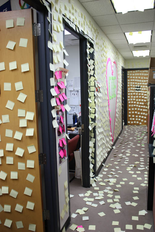 The hallway. (Category:  Party)