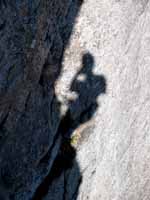 Me and my shadow... (Category:  Rock Climbing)