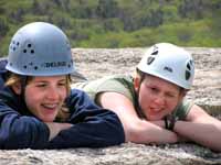 Amy and Katie (Category:  Rock Climbing)