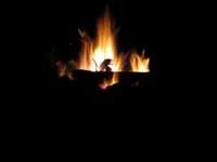 Saturday night campfire. (Category:  Rock Climbing)