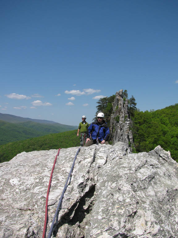 Me and Jason on the South Summit. (Category:  Rock Climbing)