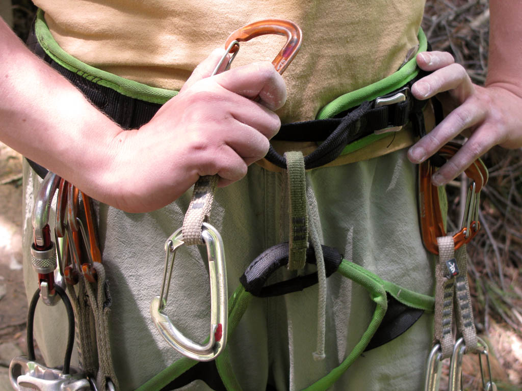 Anna at the bottom of Rat Stew. (Category:  Rock Climbing)