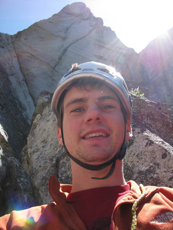 Guy's self portrait. (Category:  Rock Climbing)