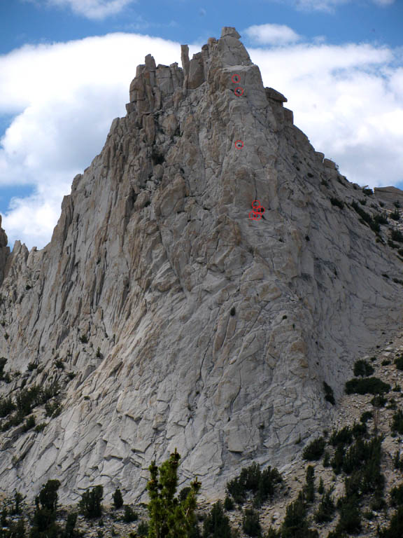 Cathedral at 3pm. (Category:  Rock Climbing)