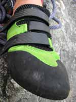 Wasabi shoes. (Category:  Rock Climbing)