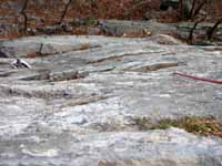 Emily following Arrow. (Category:  Rock Climbing)