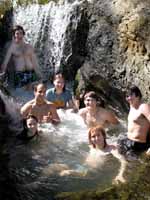 Having an awesome time swimming!  Mike, Casey, Brandon, Alex, Colin, Drew and Joe. (Category:  Travel)