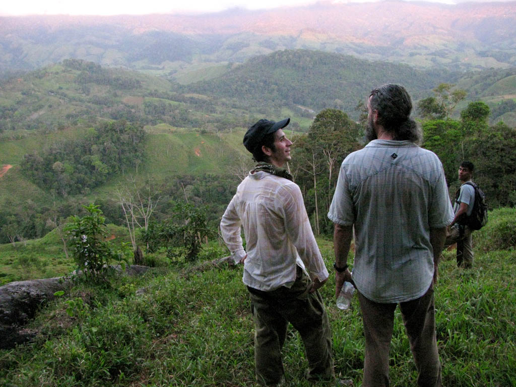 Coming down from the jungle as the sun sets. (Category:  Travel)