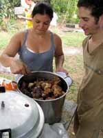 Linga's 210kg pig on New Year's Day. (Category:  Travel)