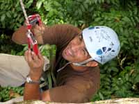 Rolando ascending into the Ajillo. (Category:  Travel)