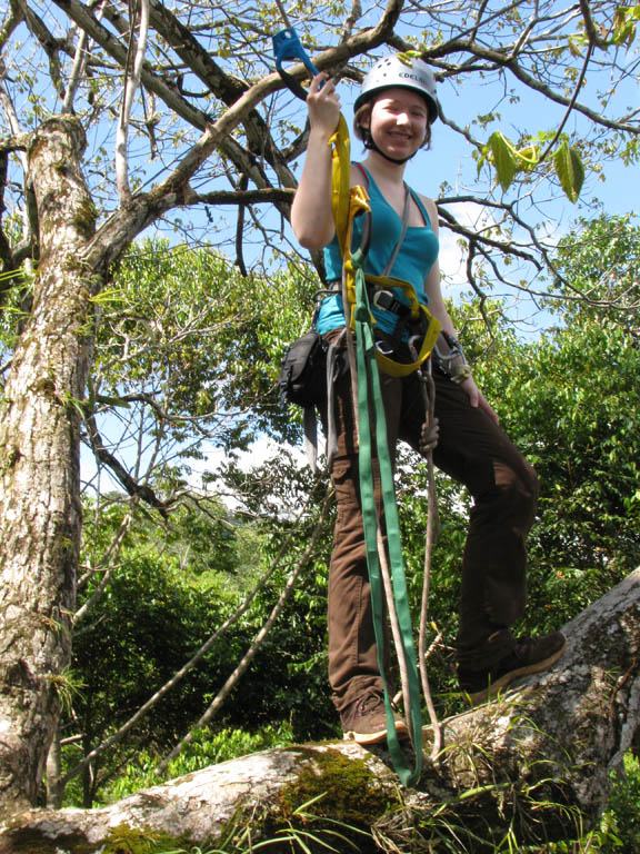 Alex branch walking high up in the Ajillo. (Category:  Travel)