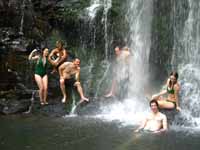 At the waterfall. (Category:  Travel)