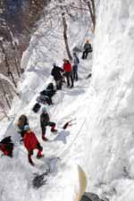 The class. (Category:  Ice Climbing)