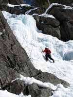 Me leading p2. (Category:  Ice Climbing)
