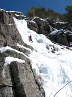 Me leading p2. (Category:  Ice Climbing)