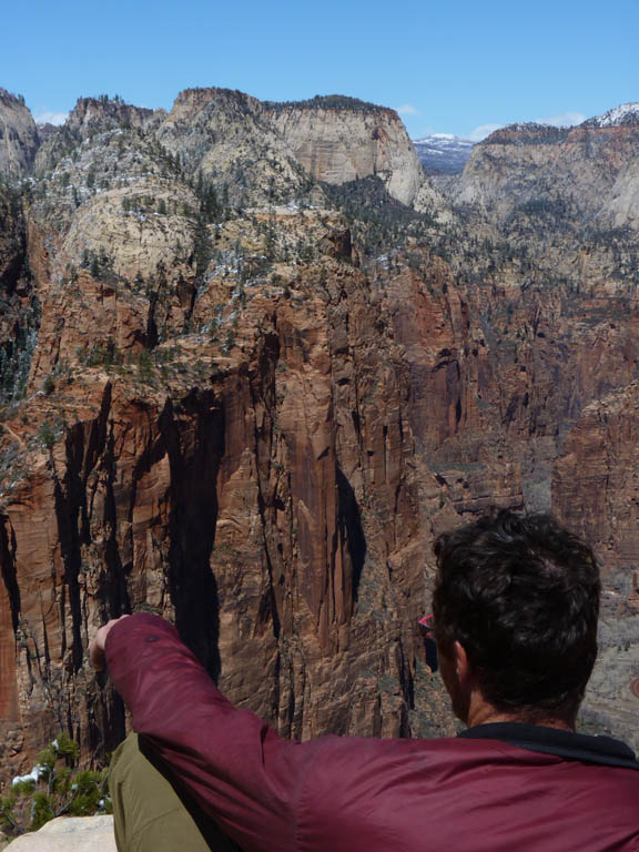 Me looking at Moonlight Buttress. (Category:  Rock Climbing)