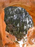 Sandstone arch. (Category:  Rock Climbing)