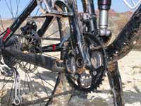 My bike on the Klondike Bluffs trail. (Category:  Rock Climbing)