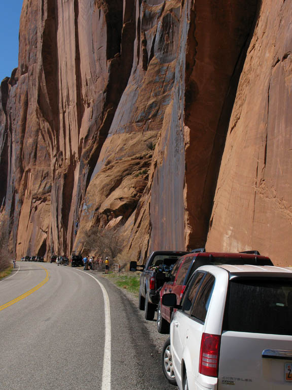 Pretty mellow approach at Wall Street. (Category:  Rock Climbing)