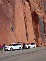 Left to right: Nervous in Suburbia, Lucy in the Sky with Potash, 30 Seconds Over Potash. (Category:  Rock Climbing)