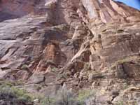 Leading the first pitch. (Category:  Rock Climbing)