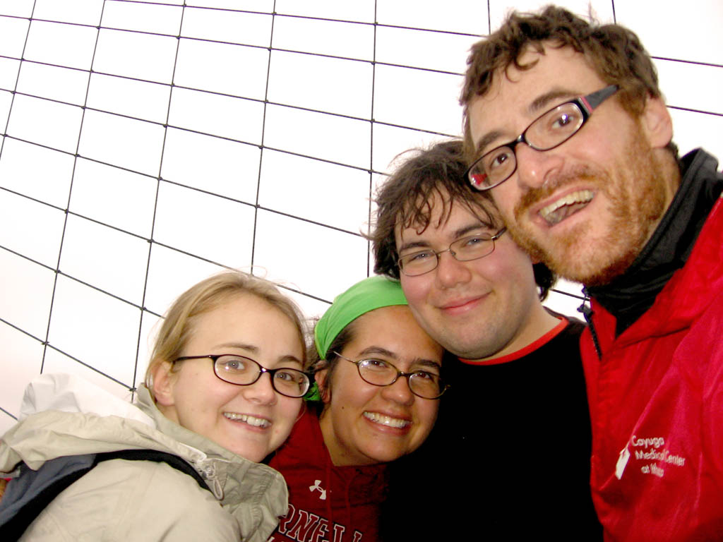 Emily, Katherine, Kevin and me on the Brooklyn Bridge. (Category:  Travel)