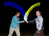 Lightsabre battle! (Category:  Backpacking)