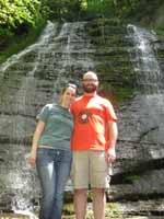 Mollie and Ben at Lick Brook. (Category:  Party)